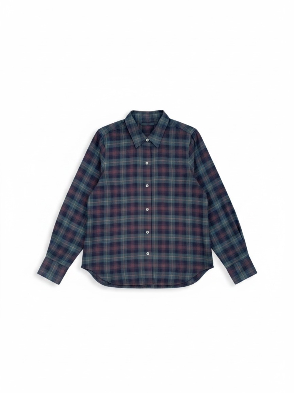 Jenni Kayne Lightweight Buttoned Up Classic Flannel Plaid Shirt size M